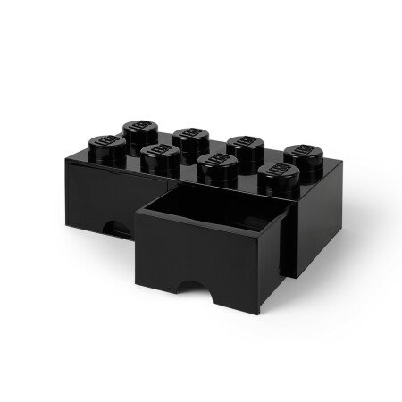 LEGO® Aufbewahrungsstein mit 8 Noppen und Schubfächern in Wasserblau (5006182)