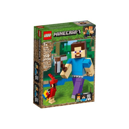 LEGO® Minecraft™-BigFig Steve mit Papagei (21148)