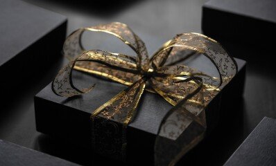 Edler Blickfang - schwarze Geschenkboxen