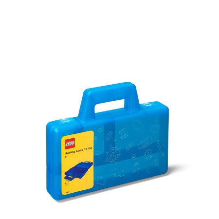 LEGO® Tragbare Sortierbox in transparentem Blau (5005890)