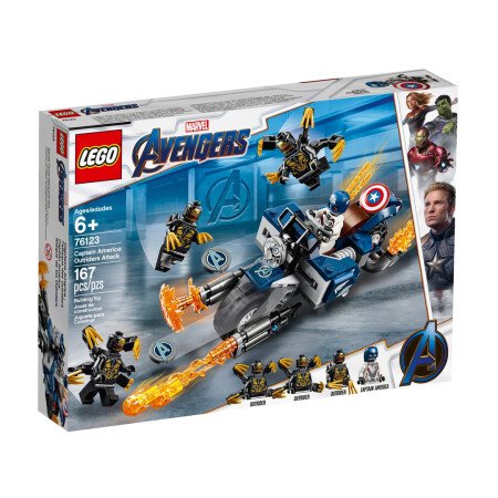 LEGO® Captain America: Outrider-Attacke (76123)