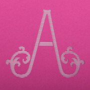 Grußkarte ABC "A" Version 1