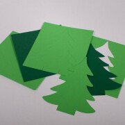 Weihnachtskarte Baumkärtchen