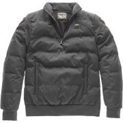 Blauer Winter Pull Textiljacke