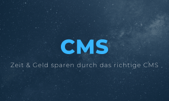 Zeit & Geld sparen durch das optimale CMS