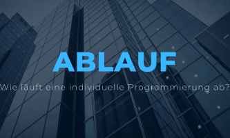 Wie läuft eine individuelle Programmierung ab?