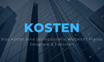 Was kostet eine professionelle Website? Preise, Beispiele & Faktoren