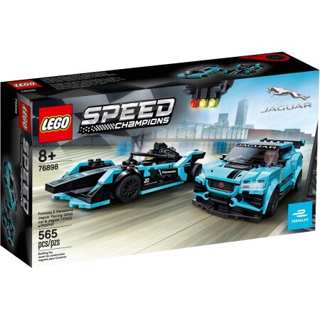 LEGO® Formula E Panasonic Jaguar Racing GEN2 car &amp; Jaguar I-PACE eTROPHY (76898)